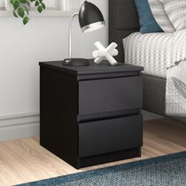 Black shop nightstand modern